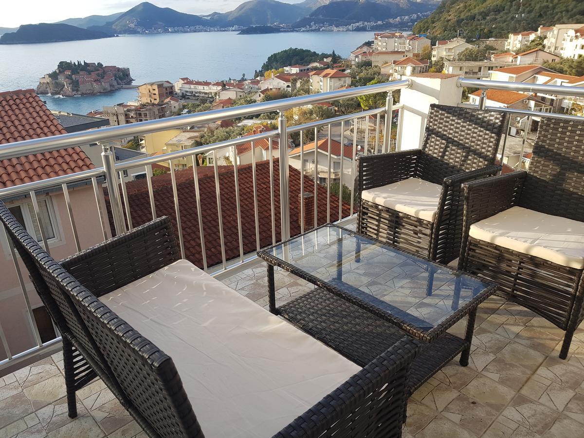 Apartments Vukovic Sveti Stefan Eksteriør billede